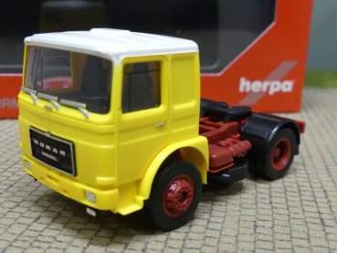 1/87 Herpa Roman Diesel Zugmaschine 2achs gelb 310550-003